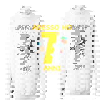 Bambino 7 Compleanno Bambini & Astronauta Regalo Di 7 Anni Felpa - Novitaregali
