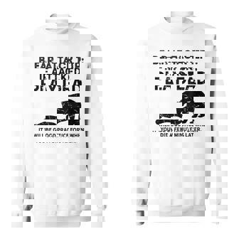 Bear Attack Tip If Attacked Play Dead Sweatshirt - Thegiftio UK