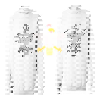 BEER CAN CHICKEN BBQ Shirt Cute Backyard BBQ Grill Sweatshirt - Monsterry