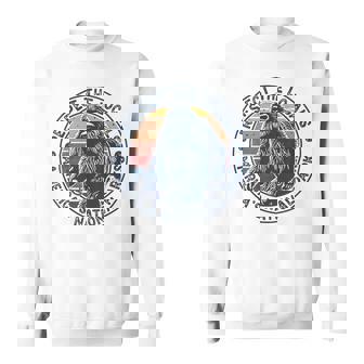 Bigfoot Respect The Locals Sasquatch American National Parks Sweatshirt - Thegiftio