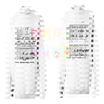Blooming Garden Seed Packet Vintage Floral Illustration Sweatshirt - Monsterry