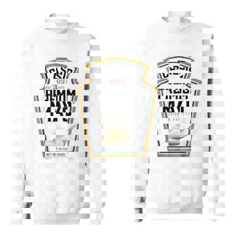Blue Mayonnaise Diy Halloween Costume Mayo Condiments Sweatshirt | Mazezy