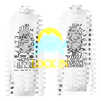 Born To Dilly Dally Forced To Lock In Frog Sweatshirt | Seseable UK