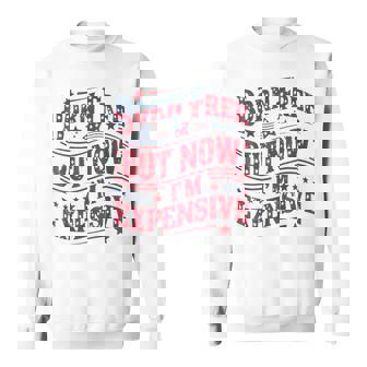 Born Free But Now I'm Expensive 4Th Of July Quotes Sweatshirt - Thegiftio UK