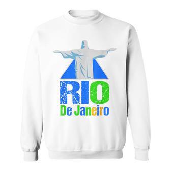 Brazil Rio De Janeiro Palme Beach Copacabana Sweatshirt - Geschenkecke