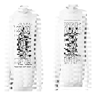 Bride Or Die Team Bride Gothic Halloween Bachelorette Party Sweatshirt | Mazezy