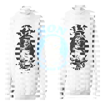 Cadeau Humour Chien Carlin Péteur Professionnel Flatulences Sweater e - Cadeauxyz