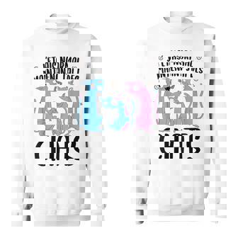 Chat Homme Garçon Enfant Idée Humour J'ai Des Chats Sweater e - Cadeauxyz