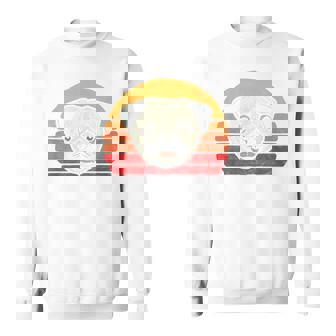 Chemise De Soleil Simple Et Amusante Motif Carlin Souriant Style Rétro Des Années 80 Sweater e - Cadeauxyz