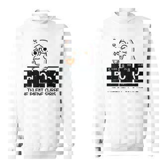 Chemistry Boo The Element Of Surprise Cute Chemist Halloween Sweatshirt | Seseable UK