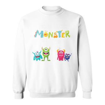 Children's 5Th Birthday Ich Bin Schon 5 Jahre Junge Kleines Monster Sweatshirt - Geschenkecke