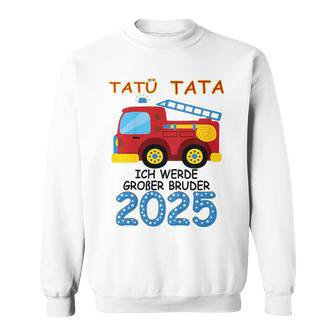 Children's Ich Werde Großer Bruder 2025 Gray Sweatshirt - Geschenkecke