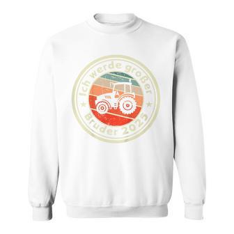 Children's Ich Werde Großer Bruder 2025 Tractor Farm Sweatshirt - Geschenkecke