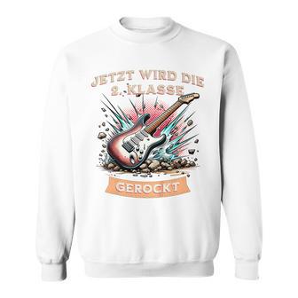 Children's Jetzt Wird Die 2Nd Klasse Gerockt Rocker Schulzweite Klasse Gerockt Sweatshirt - Geschenkecke