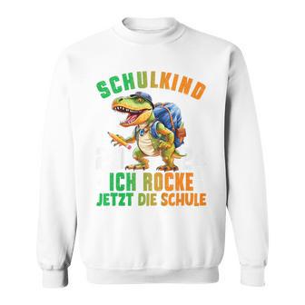 Children's Schulkind 2024 Cool Dino Ich Rocke Jetzt Die Schule Boys' Sweatshirt - Geschenkecke