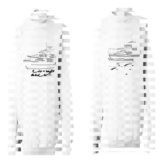 Chris Craft Catalina 350 Printed On Back Sweatshirt - Monsterry