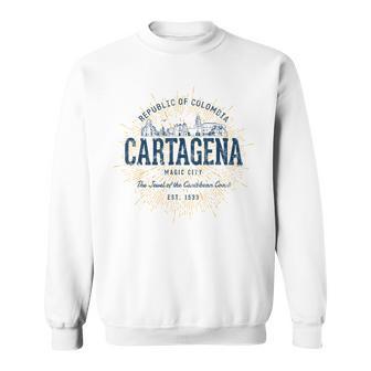 Colombia Retro Styleintage Cartagena Sweatshirt - Geschenkecke