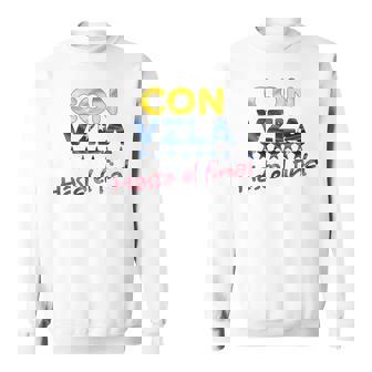 Con Venezuela Hasta El Final Maria Corina Machado Edmundo Sweatshirt | Mazezy