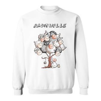 Cotton Sheep I Sheep Word Game I Knitting Wool Fun Sweatshirt - Geschenkecke