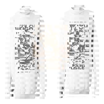 Cowboy Bible Scripture Verse Western Jesus For Faith Sweatshirt - Thegiftio UK