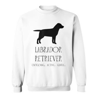 Cute Labrador Retriever Dog Lover Sweatshirt - Geschenkecke