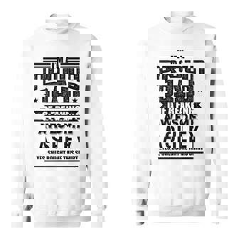 Dad Of An Awesome Ashley Father's Day Dad Daughter Sweatshirt - Monsterry