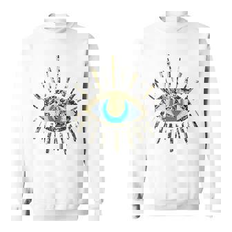 Devil's Eye Sequin Print Sweatshirt - Thegiftio UK