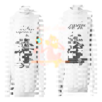 Diseño Divertido De Carpe Diem Con Mono Lindo Camisa de entrenamiento - Regaloses