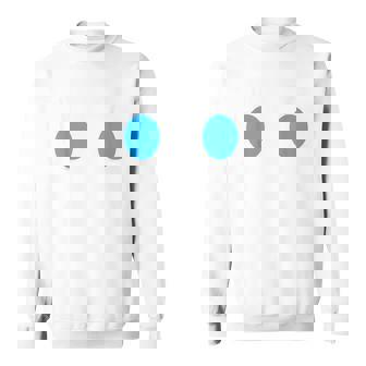 Diy Arcade Game Ghost Eyes Halloween Group Costume Sweatshirt | Seseable UK