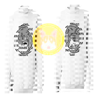 Dogecoin Dog Cute Investing Digital Investors Corgi Sweatshirt - Monsterry