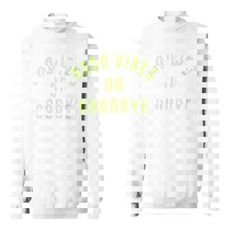 Donna Goodibes Or Goodbye Text Con Collo A Felpa - Novitaregali