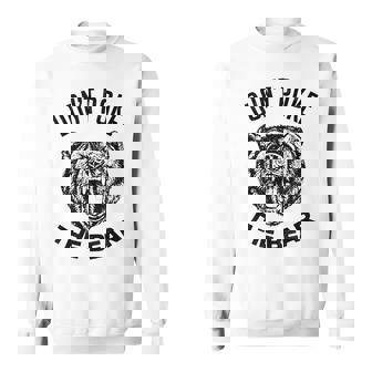 Don't Poke The Bear Bear Spirit Animal Lover Sweatshirt - Monsterry