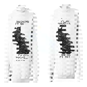 Don't Scare Me I Fart Easily French Bulldog Funny Dog Sweatshirt - Monsterry