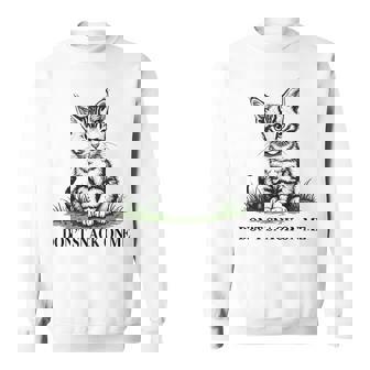 Don't Snack On Me Cat Eating Dogs Cats Sweatshirt - Thegiftio UK