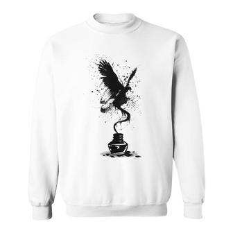 The Eagle From The Inkwell Ink Tattoo Sweatshirt - Monsterry