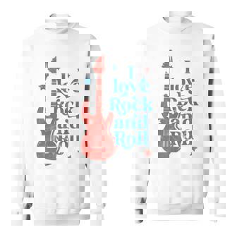 Me Encanta El Rock And Roll Manga Larga Camisa de entrenamiento - Regaloses