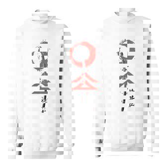 Épée De Guerrier Japonais Ghost Samurai Manche Longue Sweater e - Cadeauxyz