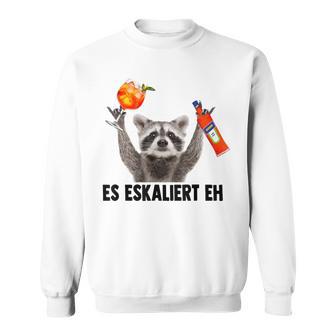 Es Eskaliert Eh X Raccoon Meme Racoon X Pedro Spritz Sweatshirt - Geschenkecke