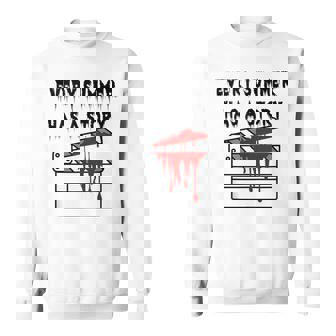Every Summer Has A Story A Summertime Horror Spooky Summer Sweatshirt - Monsterry