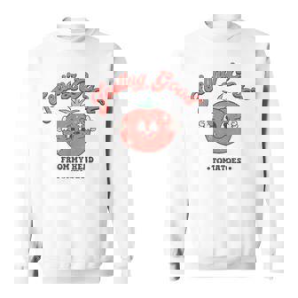 Feeling Good From My Head Tomatoes Vegetables Sweatshirt | Mazezy
