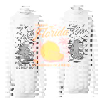 Take Me To Florida It's One Hell Of A Drug Beach Sweatshirt - Thegiftio UK