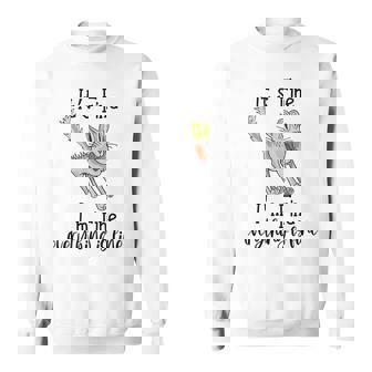 Fluffy Cat It's Fine I'm Fine Everything Is Fine Cat Sweatshirt - Monsterry