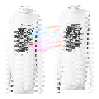 Flying Jets American Flag Usa Patriotic 4Th Of July Sweatshirt | Seseable UK