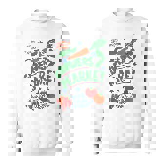 FRESH PRODUCE DAILY GROWERS MARKET SUPPORT Design Sweatshirt - Monsterry