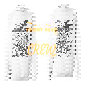 Front Desk Boo Crew Halloween Receptionist Matching Sweatshirt | Mazezy