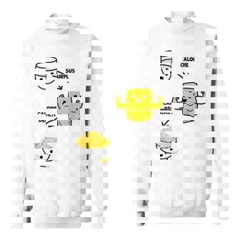 Bodybuilding Milk Pun Calorie Surplus Shredded Cheese Sweatshirt - Monsterry