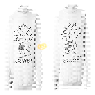 Boo Pumpkin Halloween This Is Some Boo Sheet Ghost Sweatshirt | Mazezy