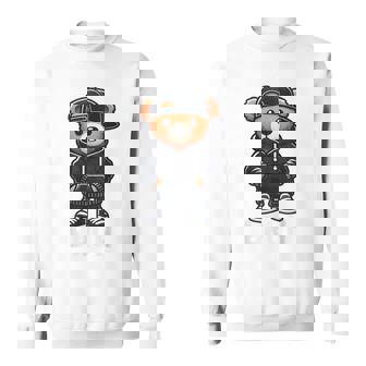 Bruh Meme Hip Hop Teddy Bear Nager Boys N Saying Sweatshirt | Seseable UK