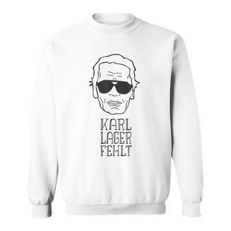 Karl Lager Fehlt Modezar Fashion er Rip Sweatshirt - Geschenkecke