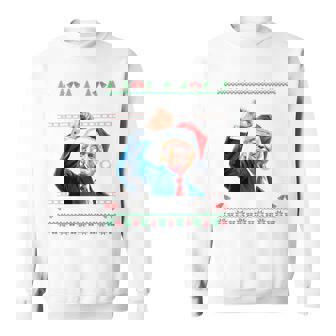 Trump 2024 Make Christmas Great Again Ugly Christmas Sweatshirt - Thegiftio UK